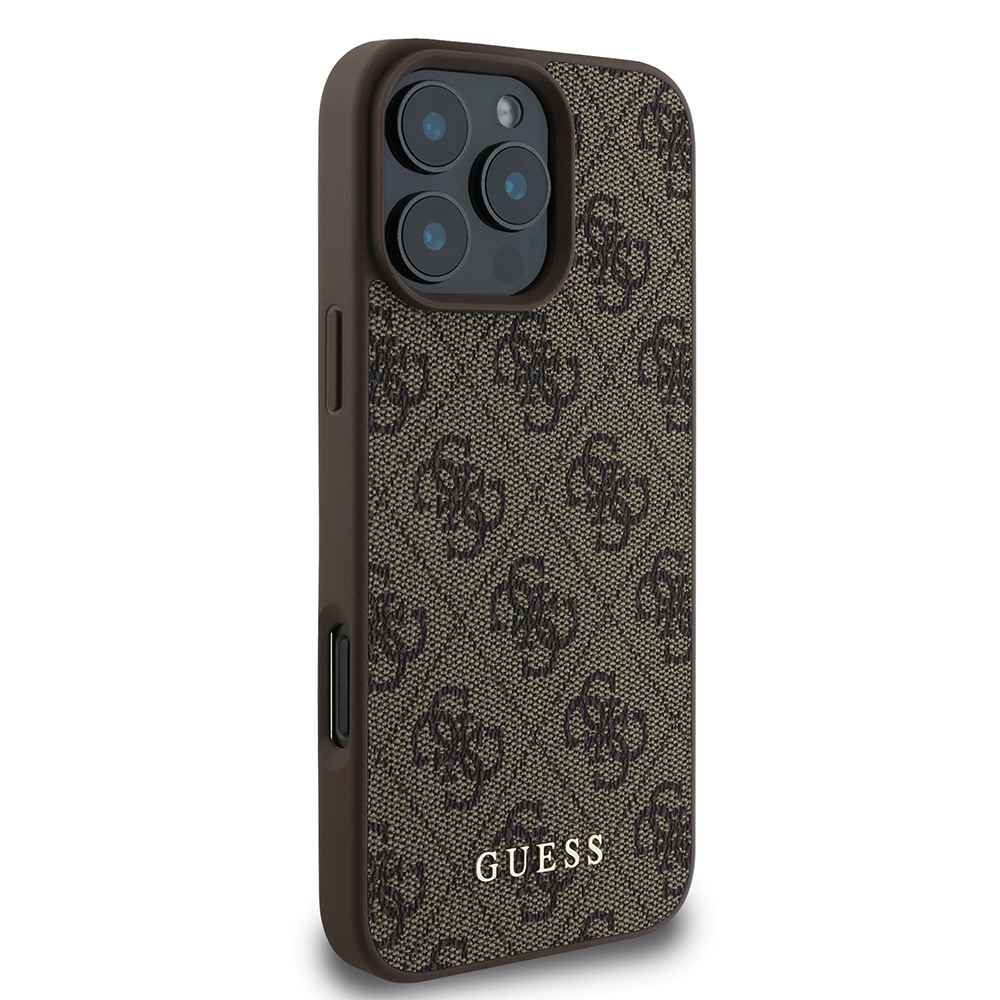 Husa pentru iPhone 16 Pro Max - Guess Hardcase 4G Classic  - Brown [4]
