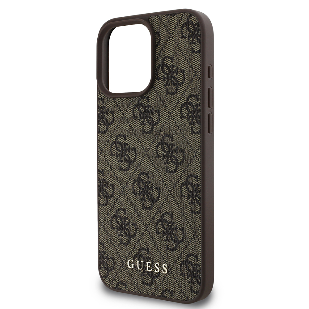 Husa pentru iPhone 16 Pro Max - Guess Hardcase 4G Classic  - Brown [5]
