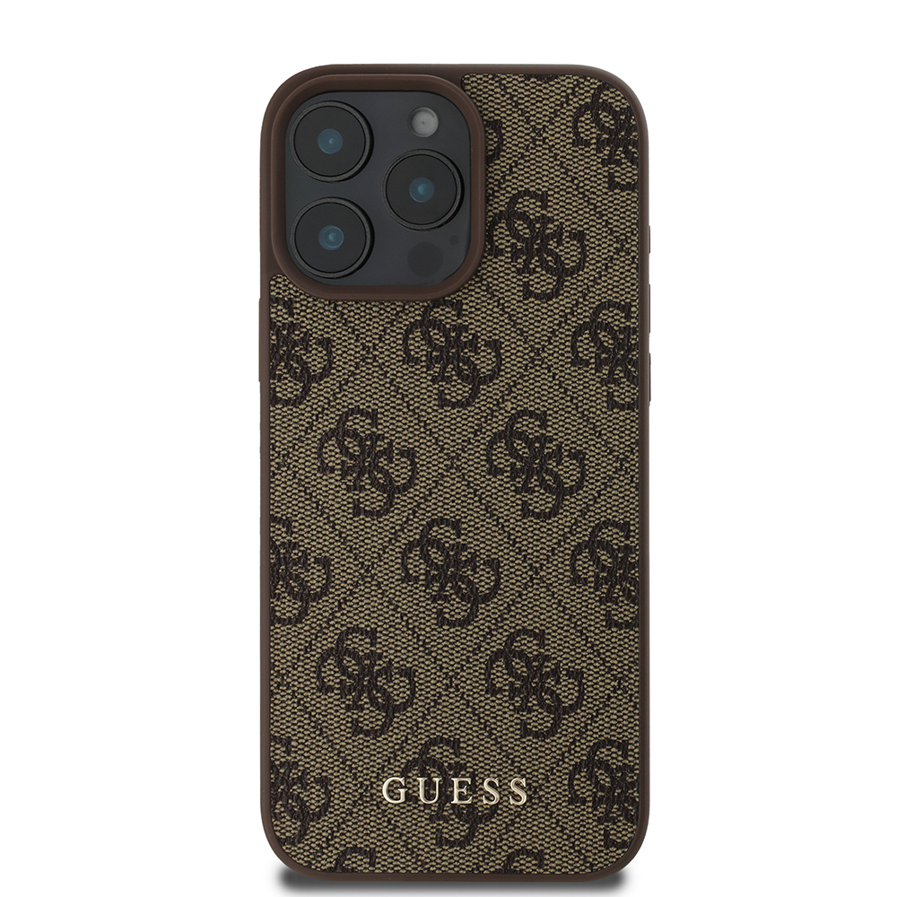 Husa pentru iPhone 16 Pro Max - Guess Hardcase 4G Classic  - Brown [3]