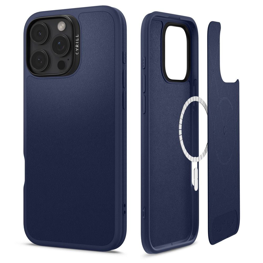 Husa pentru iPhone 16 Pro Max - Spigen Cyrill Kajuk MagSafe - Navy [1]