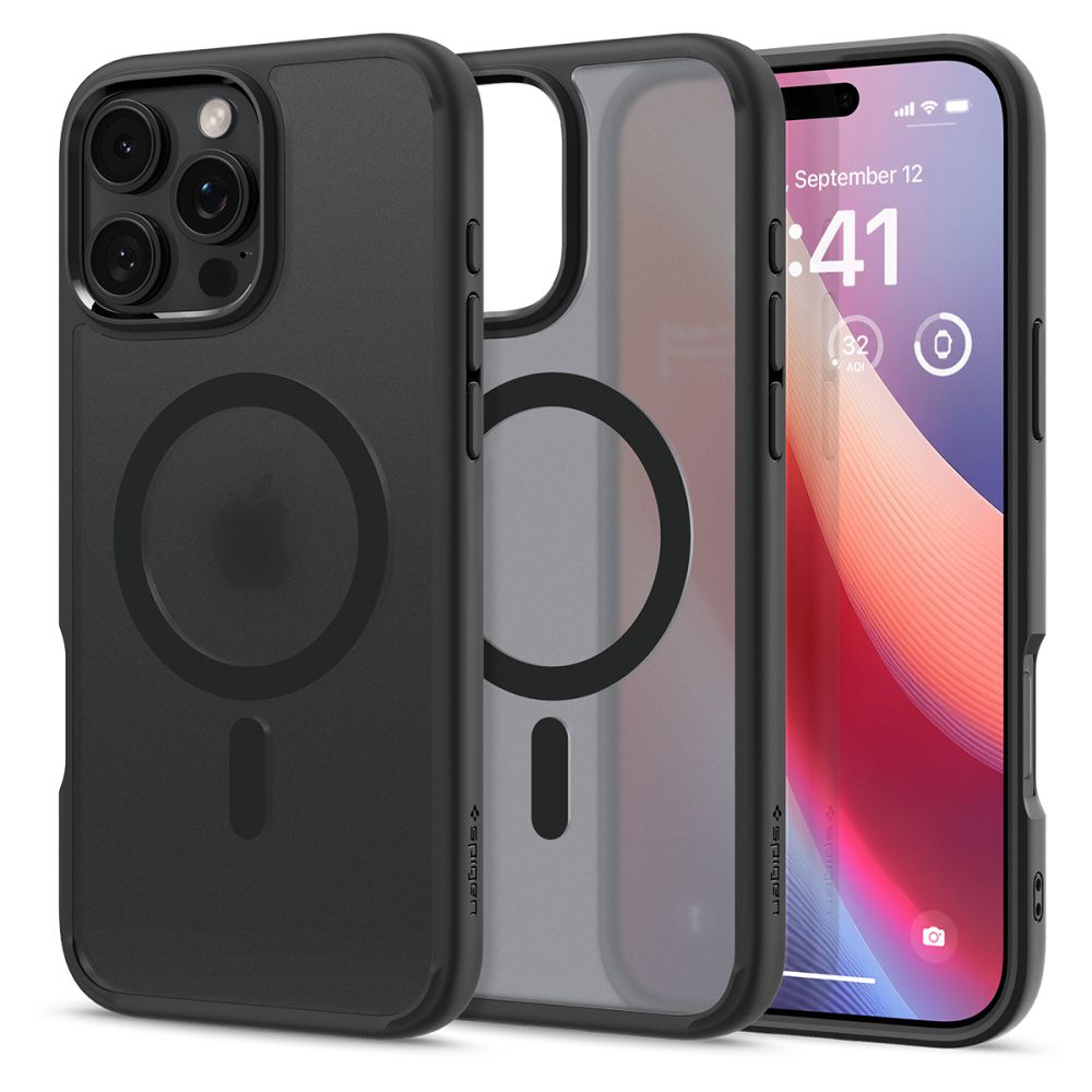 Husa pentru iPhone 16 Pro Max - Spigen Ultra Hybrid MagSafe - Frost Black [3]