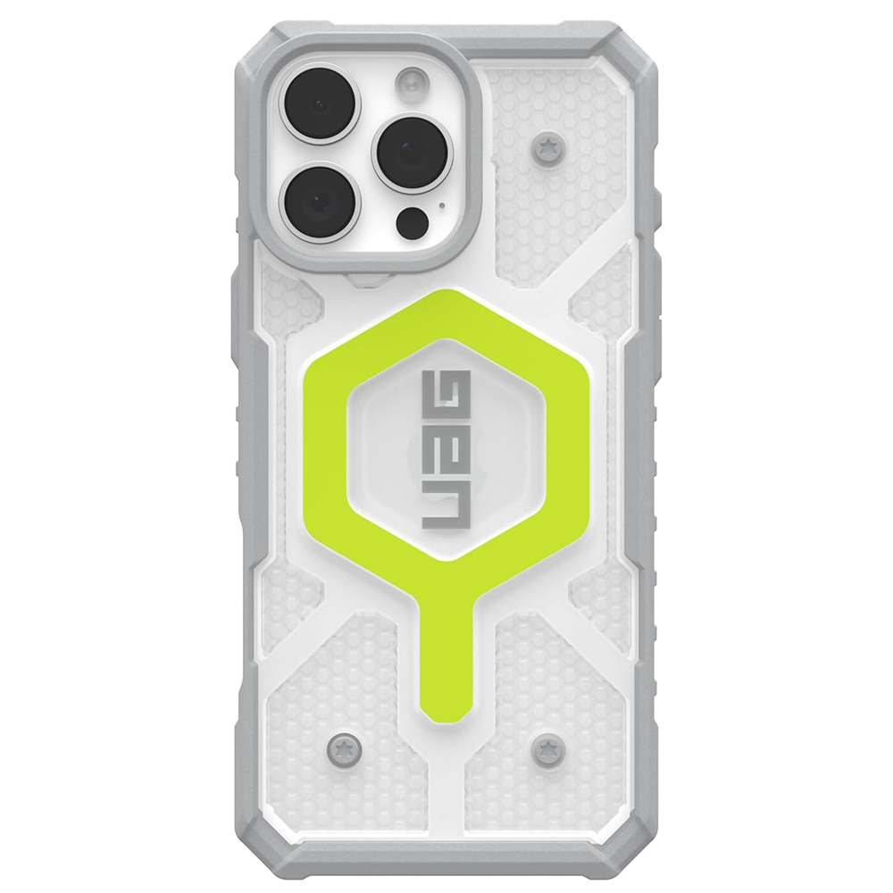 Husa pentru iPhone 16 Pro Max - UAG Pathfinder Clear MagSafe - Active Neon Lanyard [3]