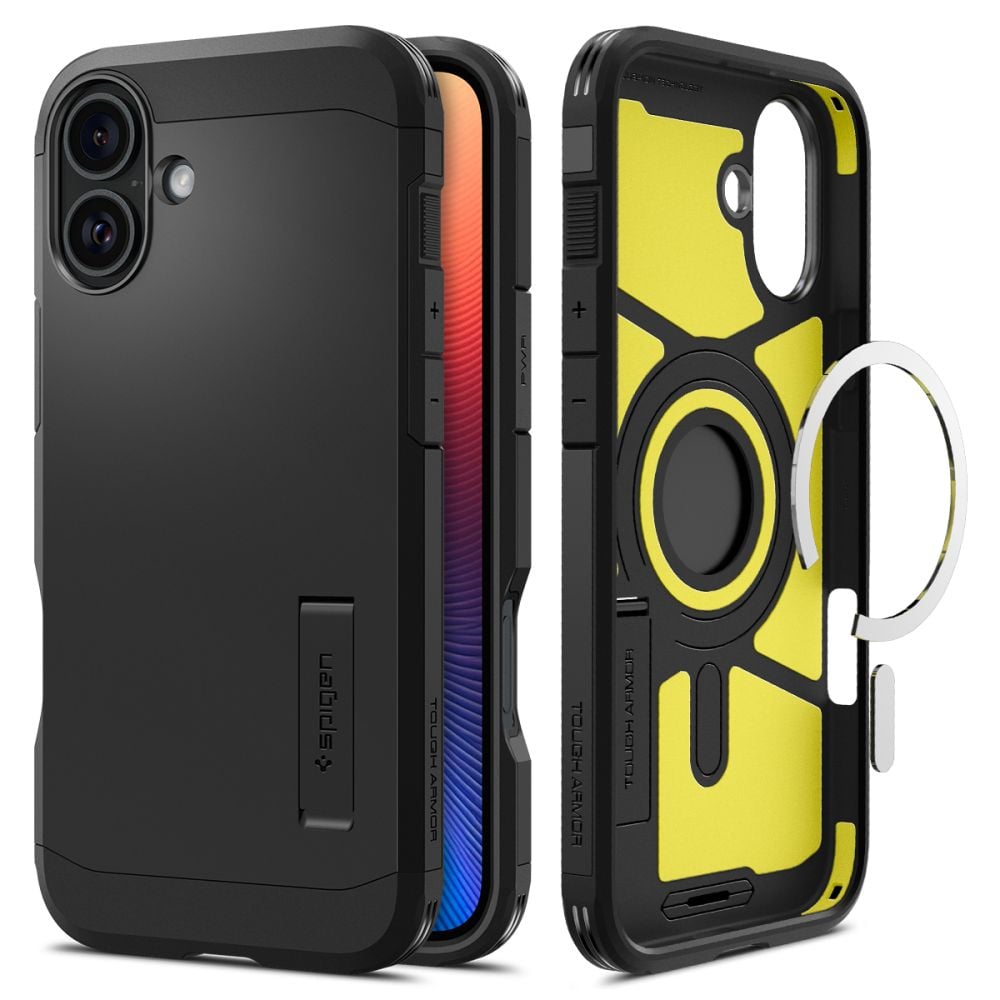 Husa pentru iPhone 16 - Spigen Tough Armor MagSafe - Black [1]