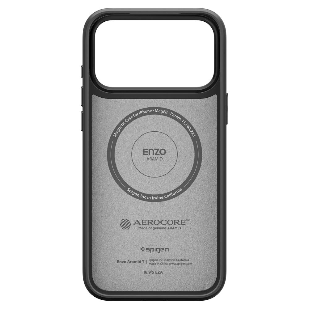 Husa pentru iPhone 17 Pro Max - Spigen Enzo Aramid "T" MagSafe - Black [4]