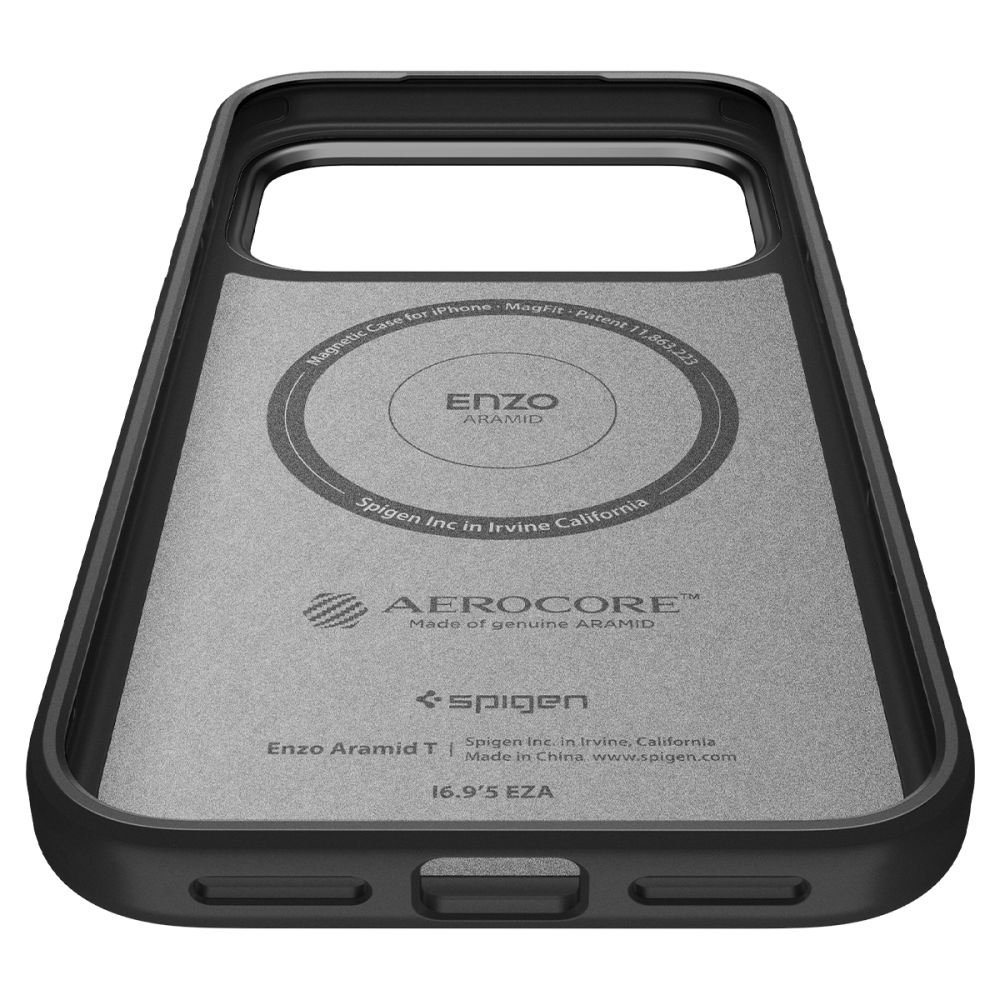 Husa pentru iPhone 17 Pro Max - Spigen Enzo Aramid "T" MagSafe - Black [6]