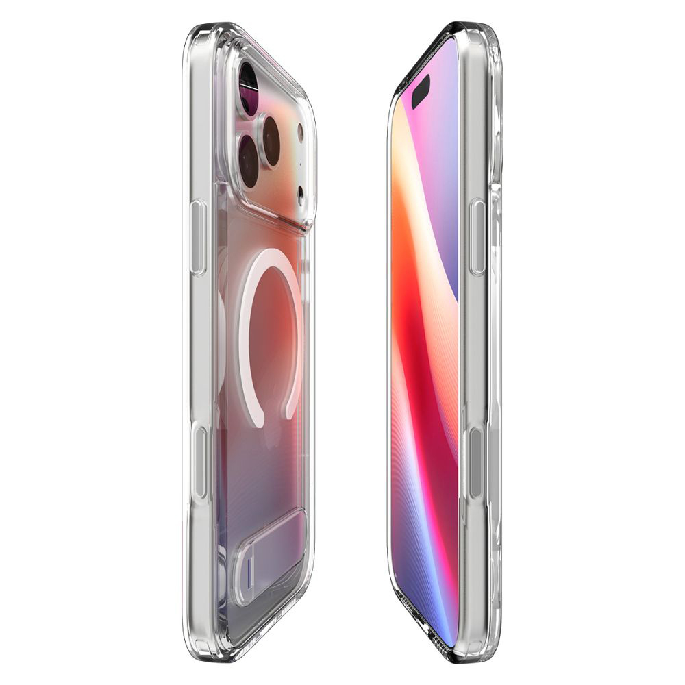 Husa pentru iPhone 17 Pro Max - Spigen Ultra Hybrid S MagSafe - Clear/White [5]