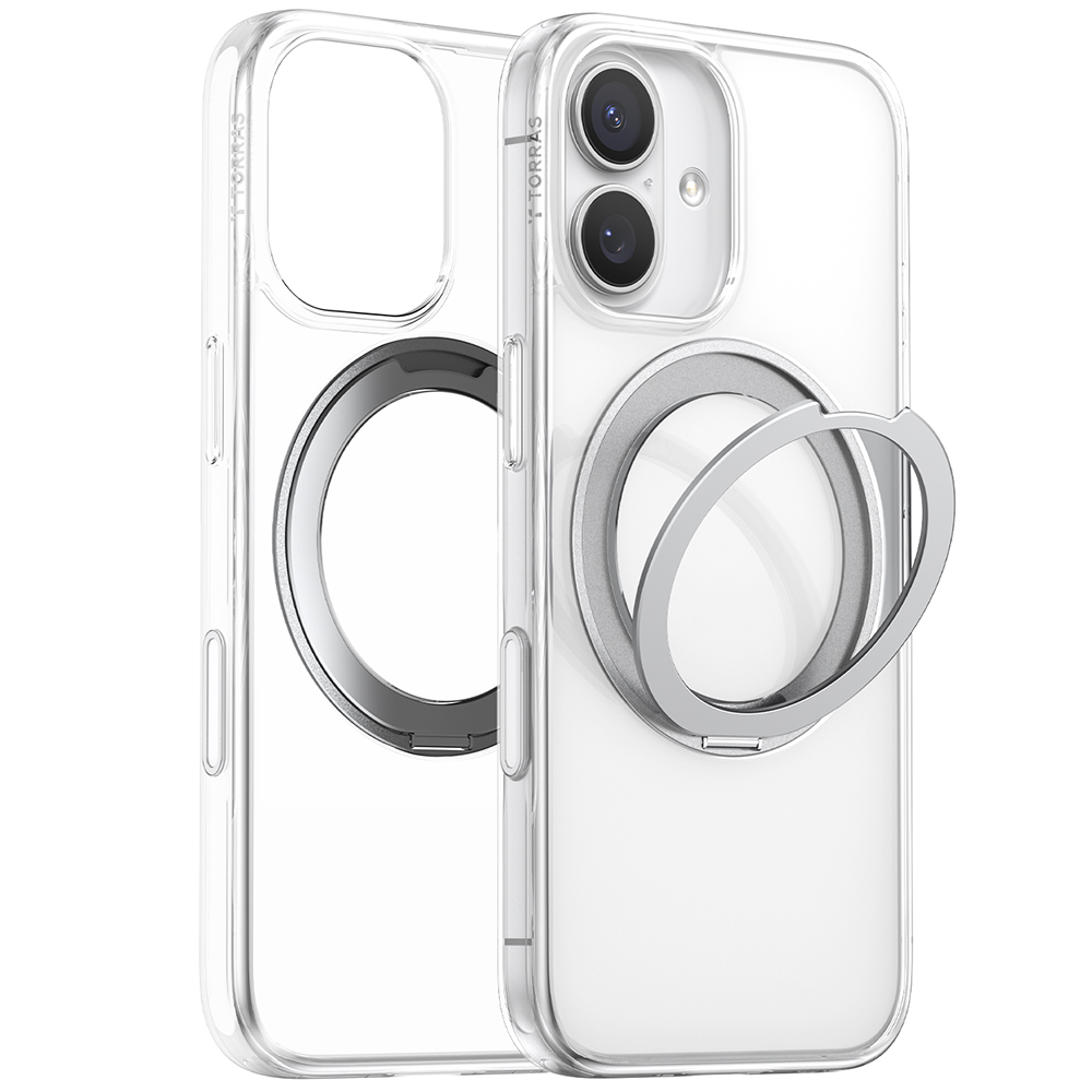 Husa pentru iPhone 17 - Torras Ostand Pro MagSafe Series - Clear [2]