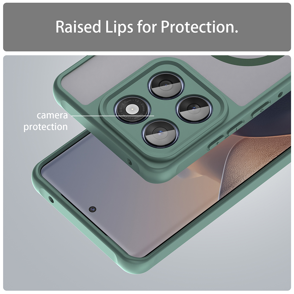 Husa pentru Motorola Edge 60 / 60 Fusion - Techsuit HaloFrost II MagSafe - Green [5]