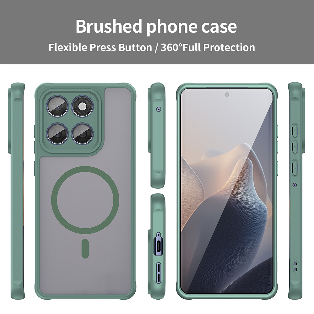 Husa pentru Motorola Edge 60 / 60 Fusion - Techsuit HaloFrost II MagSafe - Green [3]