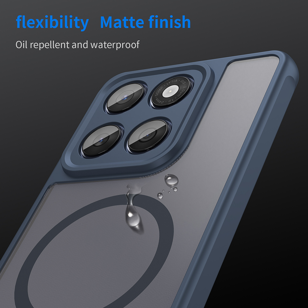 Husa pentru Motorola Edge 60 / 60 Fusion - Techsuit HaloFrost II MagSafe - Navy Blue [6]