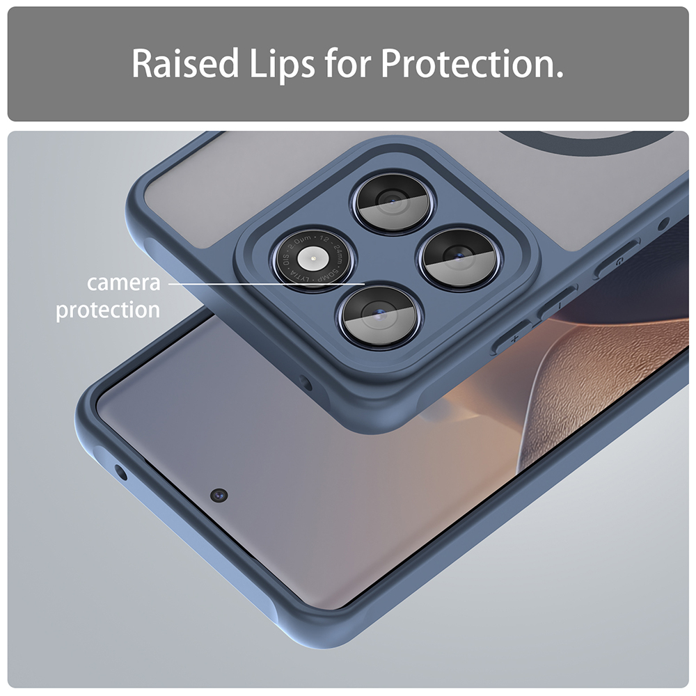 Husa pentru Motorola Edge 60 / 60 Fusion - Techsuit HaloFrost II MagSafe - Navy Blue [5]