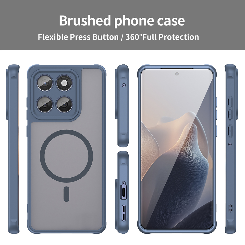 Husa pentru Motorola Edge 60 / 60 Fusion - Techsuit HaloFrost II MagSafe - Navy Blue [3]