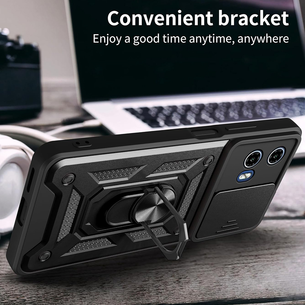 Husa pentru Motorola Moto G15 / G15 Power - Techsuit CamShield Series - Black [4]