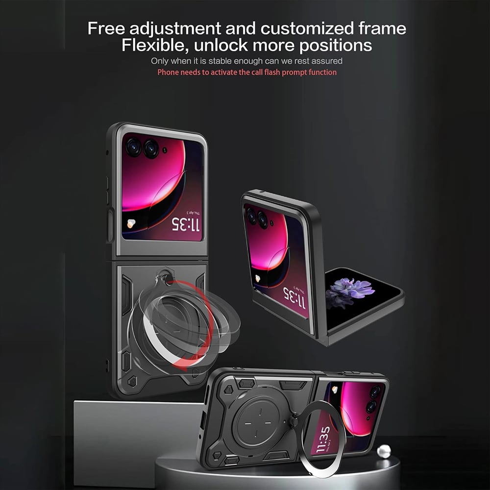 Husa pentru Motorola Razr 60 Ultra - Techsuit CamGuard Pro - Black [4]