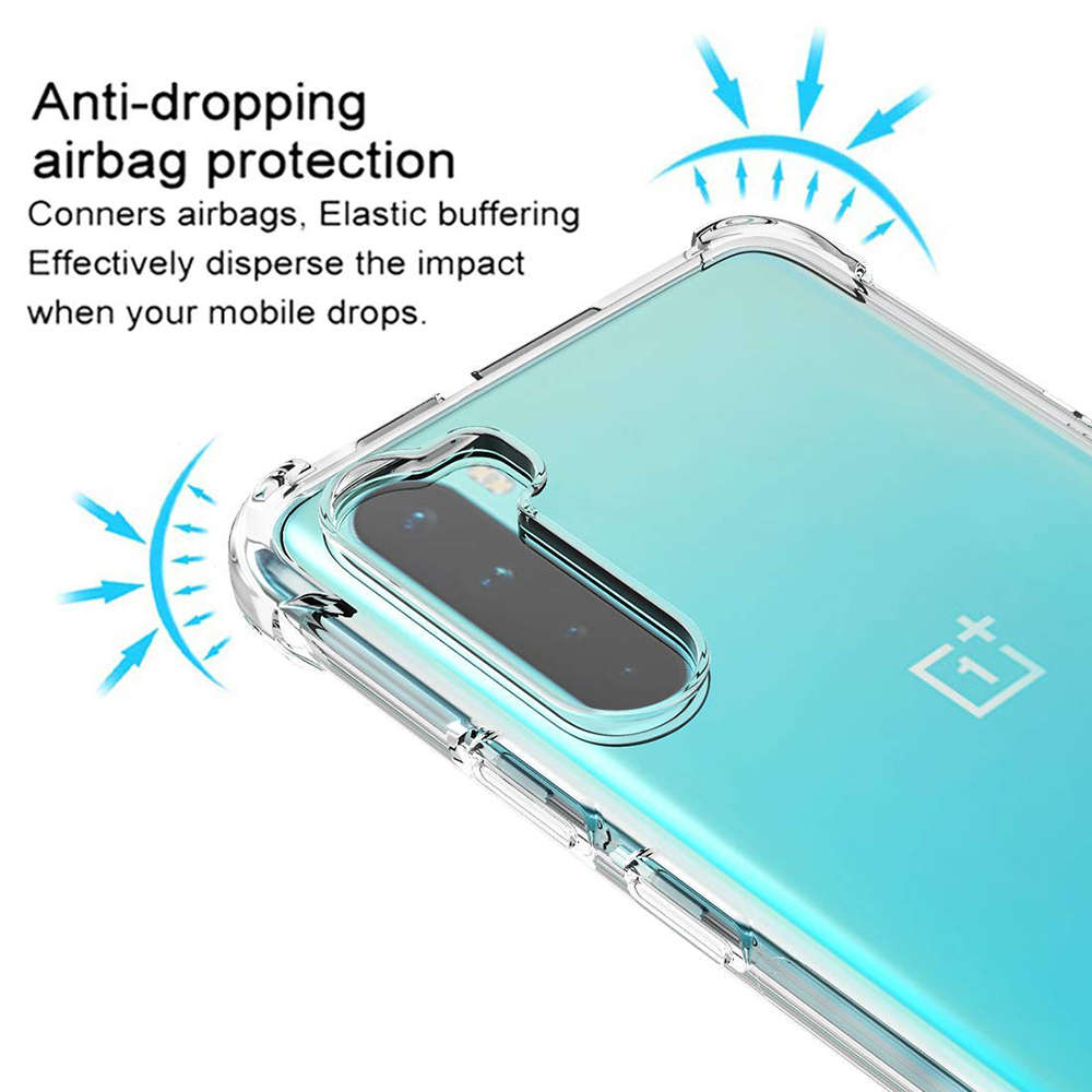 Husa pentru OnePlus Nord 5G - Techsuit Shockproof Clear Silicone - Clear [3]