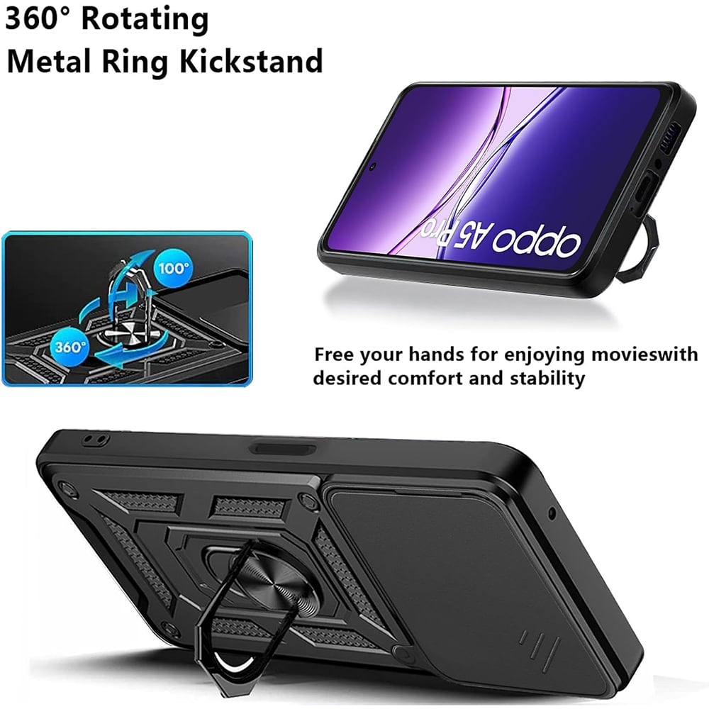 Husa pentru Oppo A5 Pro 4G / A5 Pro 5G - Techsuit CamShield Series - Black [4]