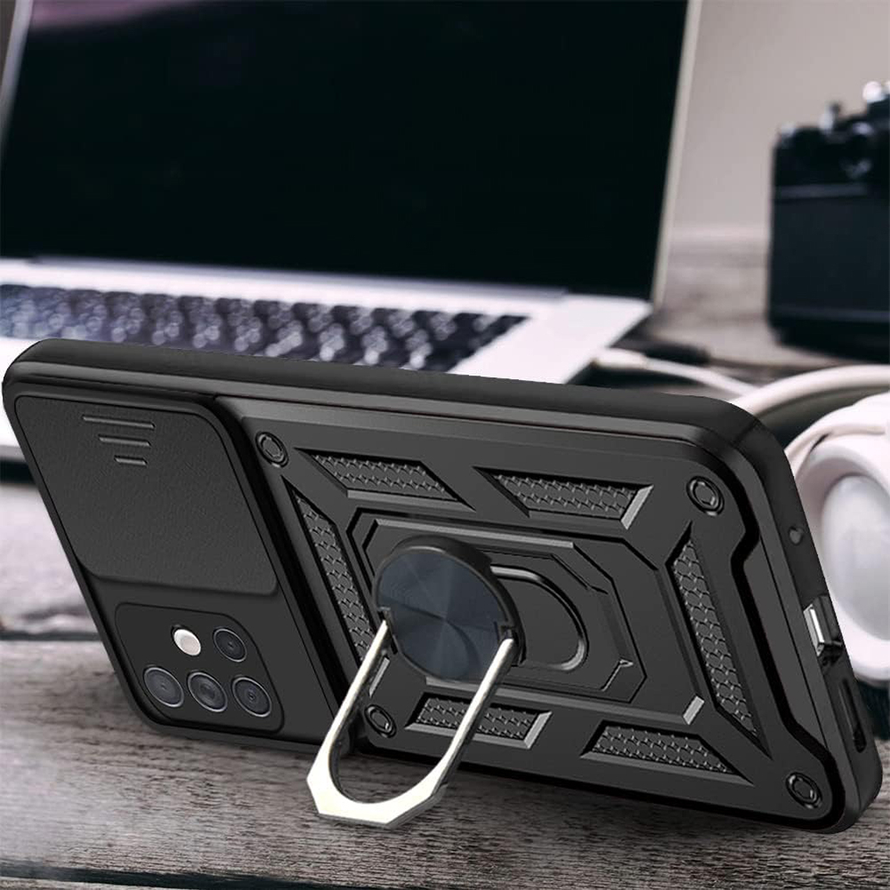 Husa pentru Samsung Galaxy A51 4G - Techsuit CamShield Series - Black [5]