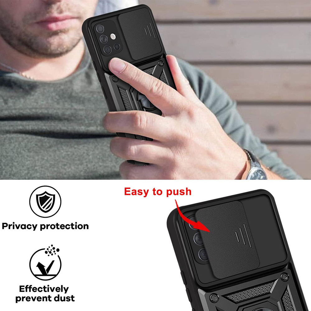 Husa pentru Samsung Galaxy A51 4G - Techsuit CamShield Series - Black [4]