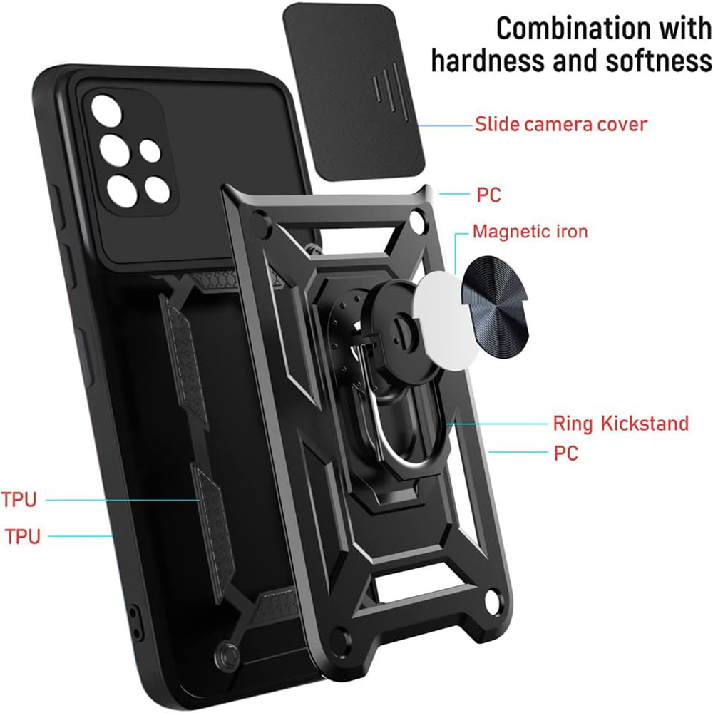 Husa pentru Samsung Galaxy A51 4G - Techsuit CamShield Series - Black [6]