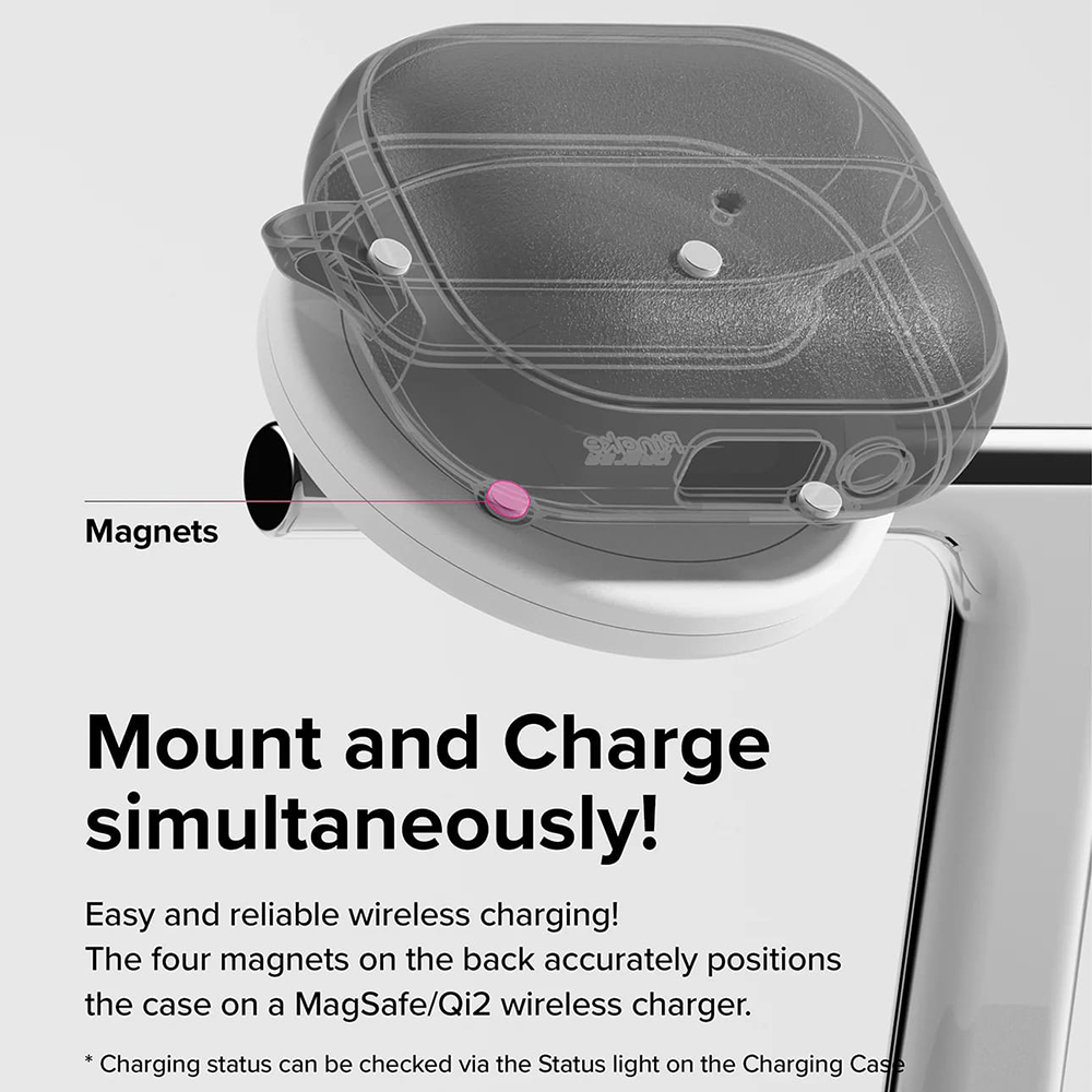 Husa pentru Samsung Galaxy Buds 3 / 3 Pro - Ringke Onyx Magnetic - Constant Coral [5]