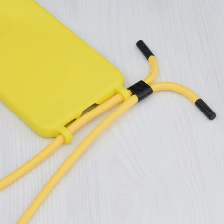 Husa pentru Samsung Galaxy Note 20 4G / Note 20 5G - Techsuit Crossbody Lanyard - Yellow [2]