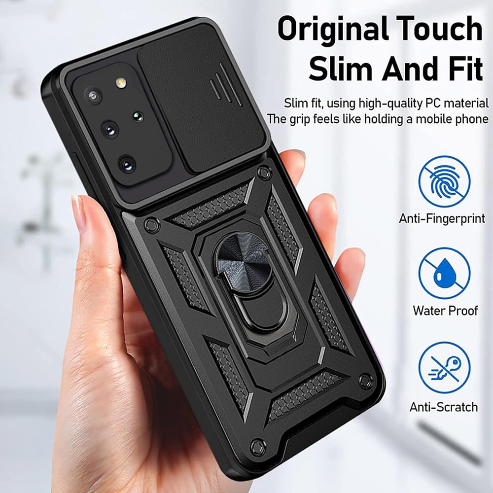 Husa pentru Samsung Galaxy S20 Plus 4G / S20 Plus 5G - Techsuit CamShield Series - Black [4]