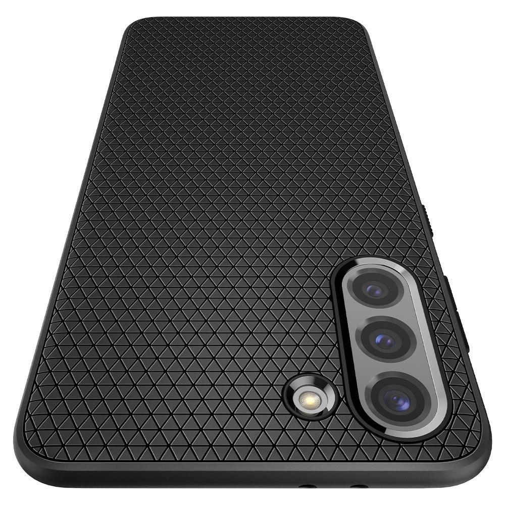 Husa pentru Samsung Galaxy S21 5G - Spigen Liquid Air - Matte Black [8]