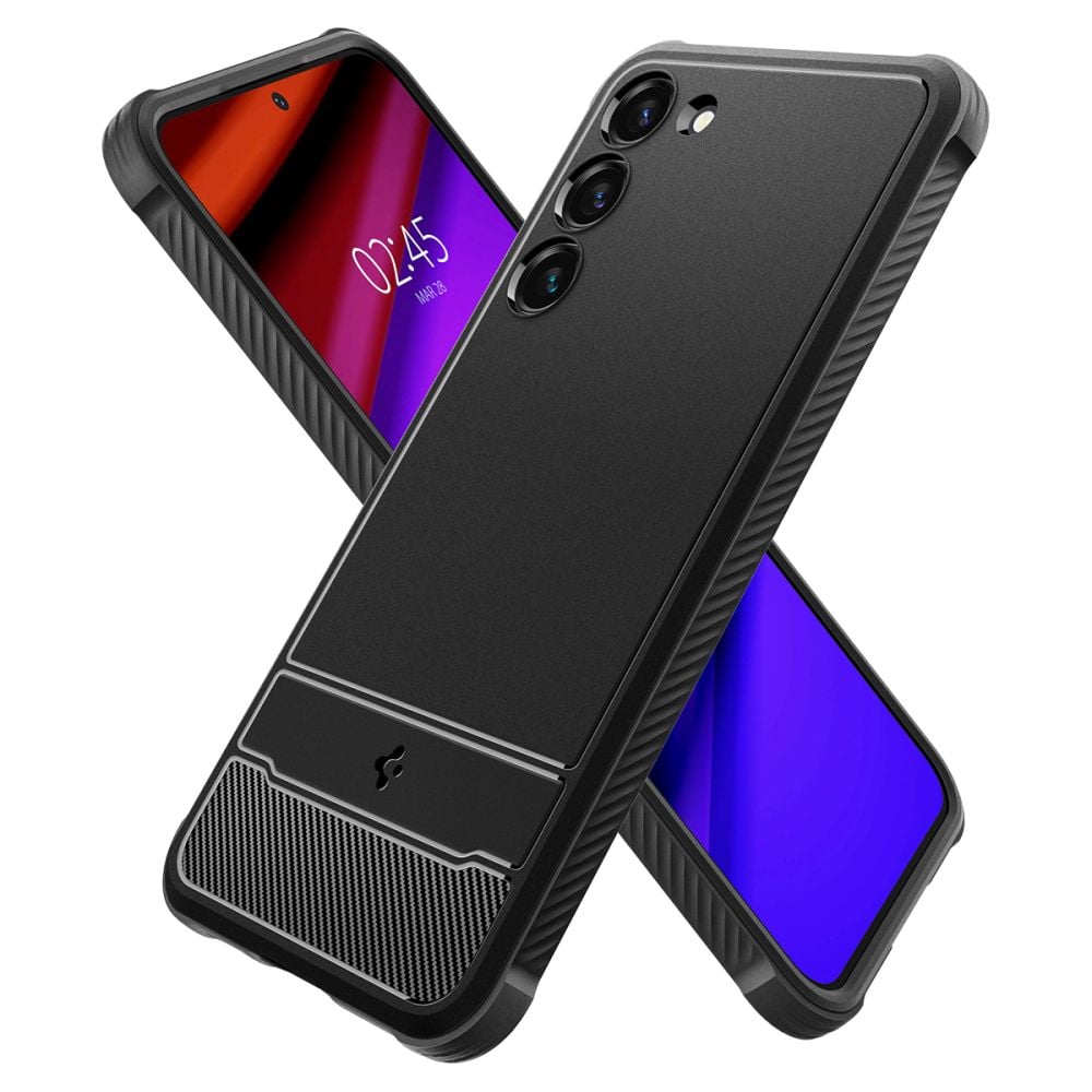 Husa pentru Samsung Galaxy S23 - Spigen Rugged Armor - Black [2]