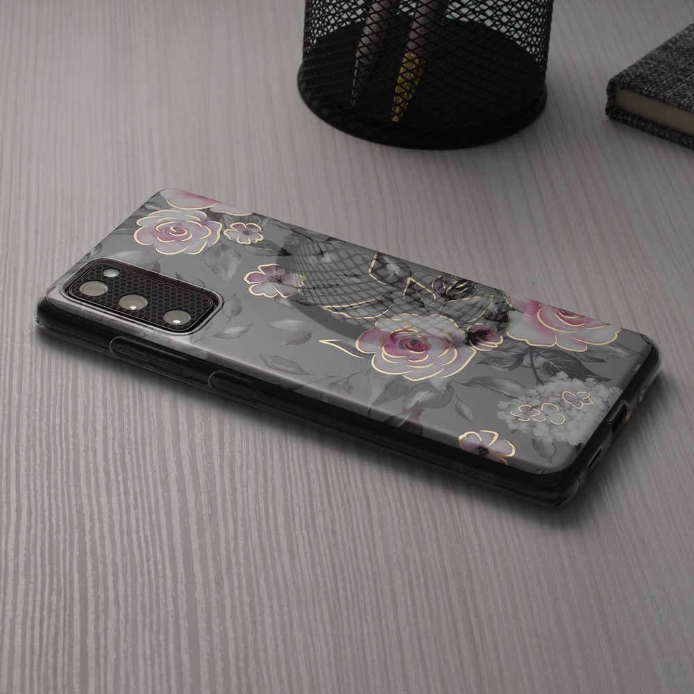 Husa pentru Samsung Galaxy S23 - Techsuit Marble Series - Bloom of Ruth Gray [3]