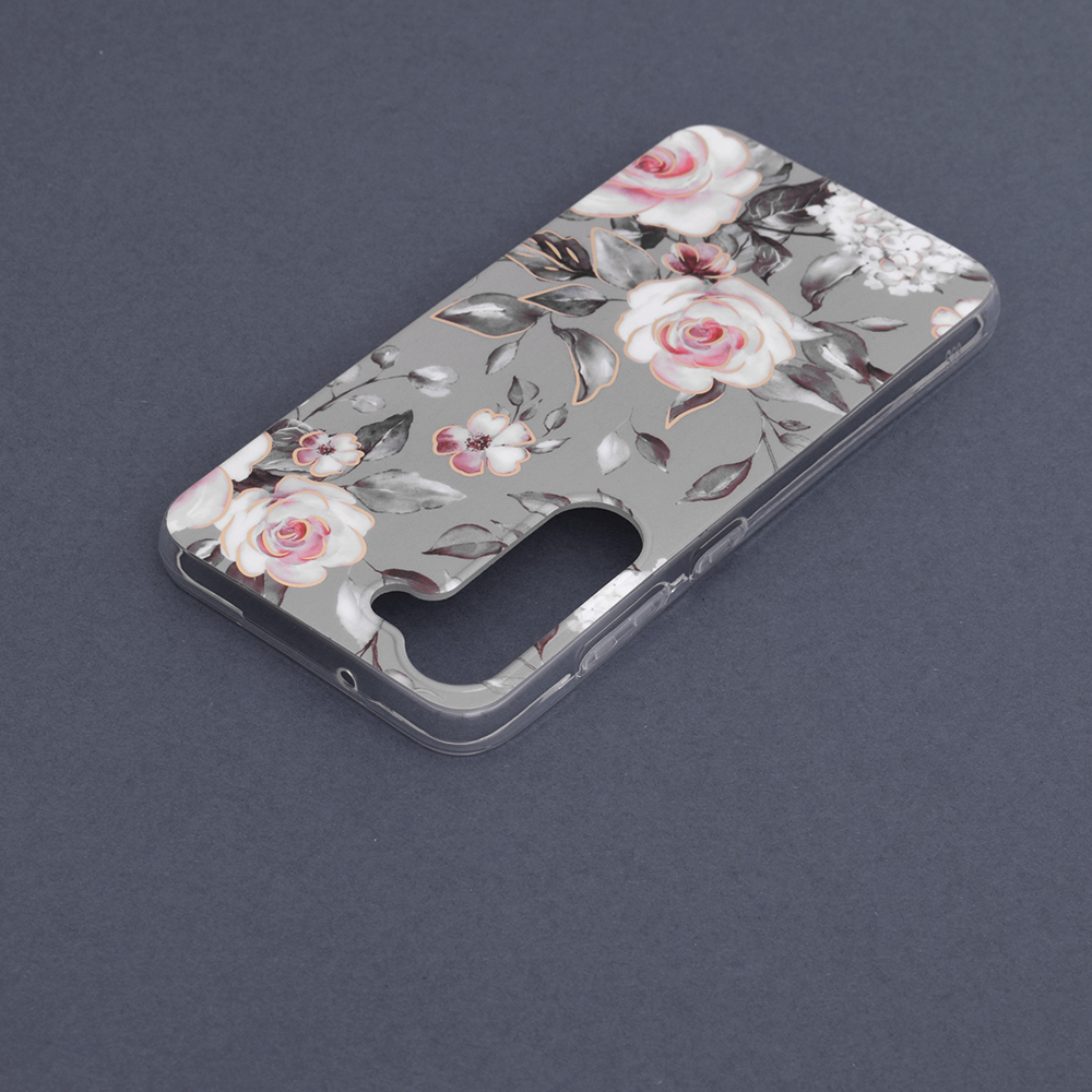 Husa pentru Samsung Galaxy S23 - Techsuit Marble Series - Bloom of Ruth Gray [5]