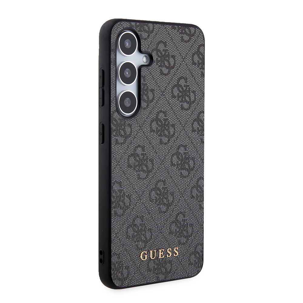 Husa pentru Samsung Galaxy S24 - Guess Hardcase 4G Metal Gold Logo  - Black [3]