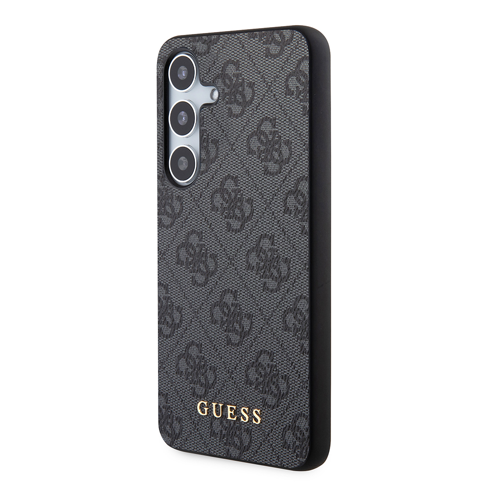 Husa pentru Samsung Galaxy S24 - Guess Hardcase 4G Metal Gold Logo  - Black [4]