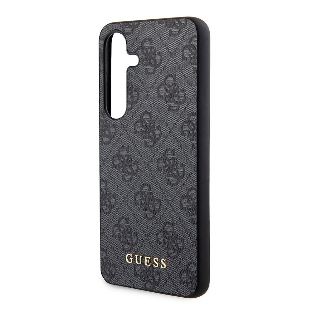Husa pentru Samsung Galaxy S24 - Guess Hardcase 4G Metal Gold Logo  - Black [5]
