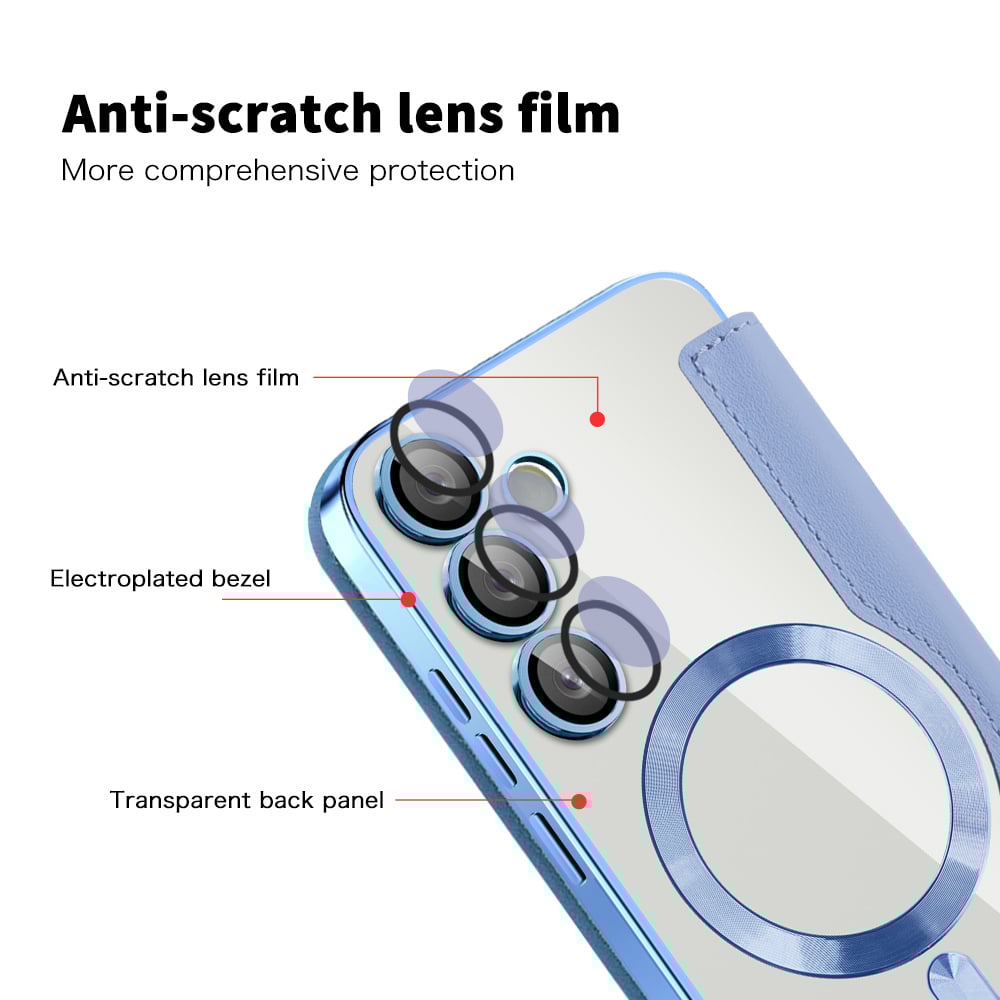 Husa pentru Samsung Galaxy S24 - Techsuit SmartMag Book Case - Light Blue [3]