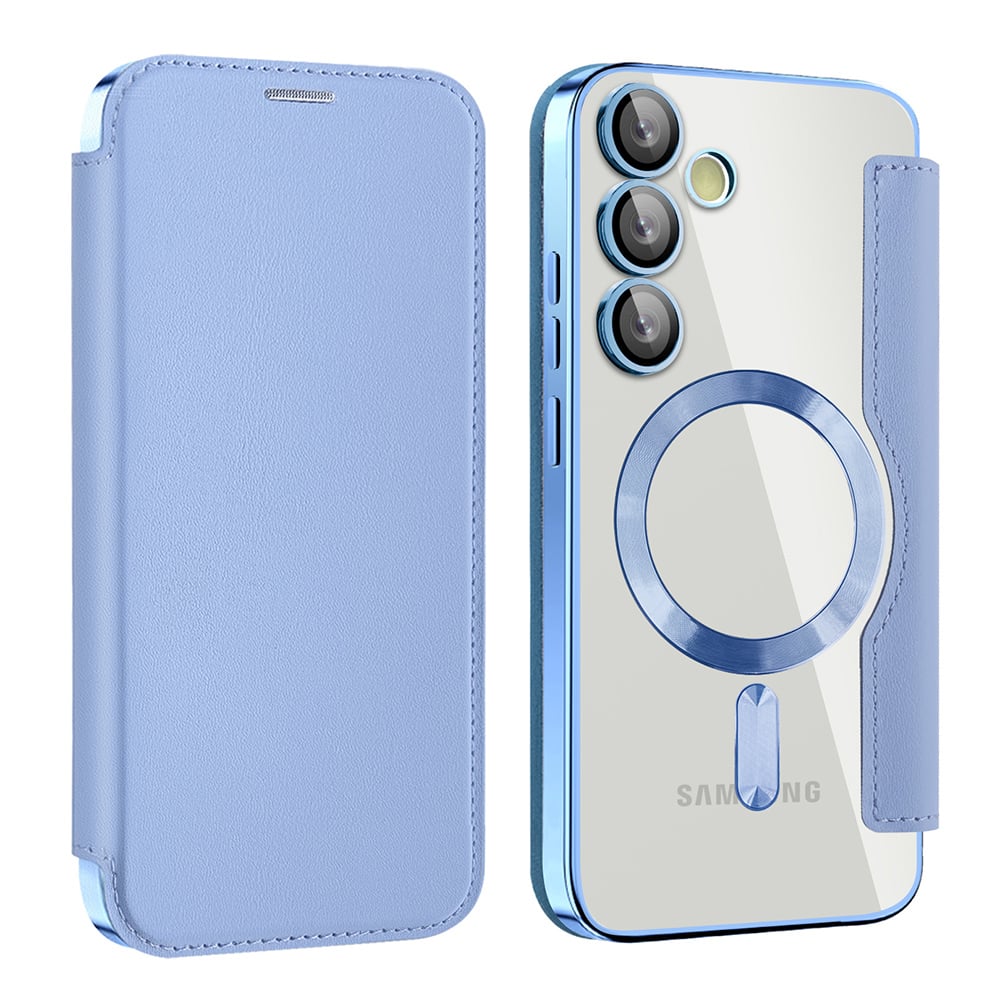 Husa pentru Samsung Galaxy S24 - Techsuit SmartMag Book Case - Light Blue [2]