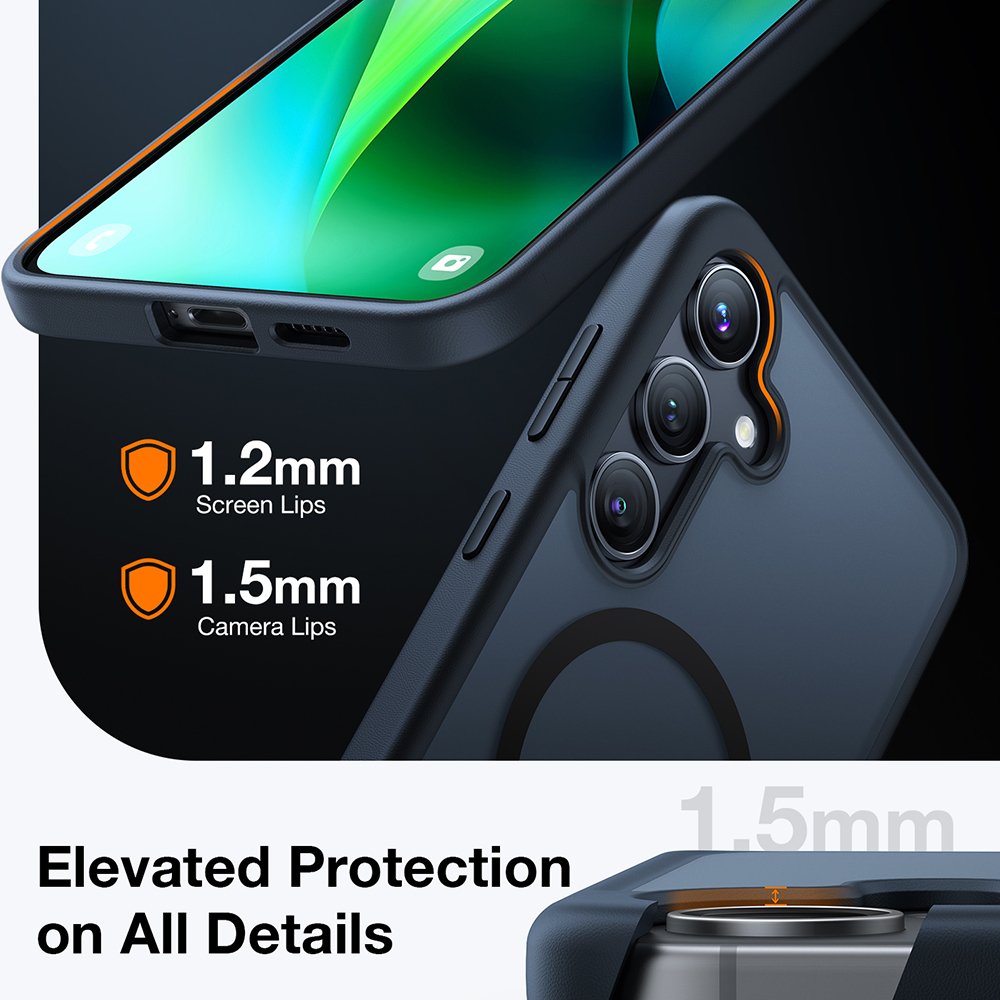 Husa pentru Samsung Galaxy S24 - Torras Guardian Magnetic Series - Black [3]