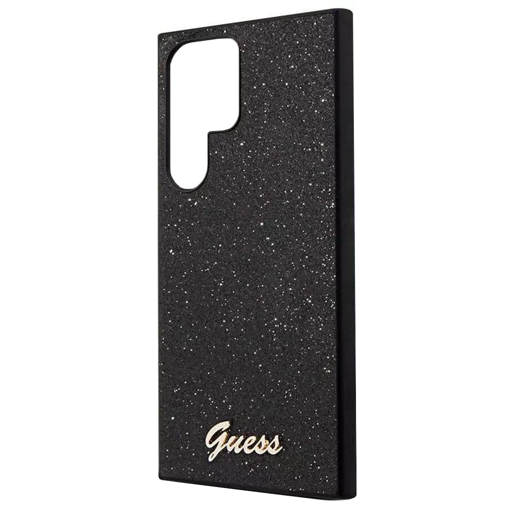 Husa pentru Samsung Galaxy S24 Ultra - Guess Glitter Script  - Black [5]