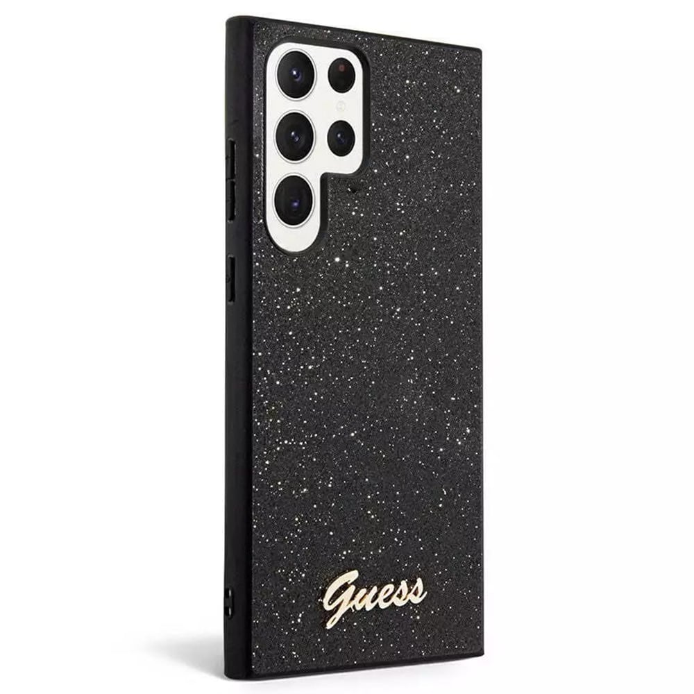 Husa pentru Samsung Galaxy S24 Ultra - Guess Glitter Script  - Black [2]