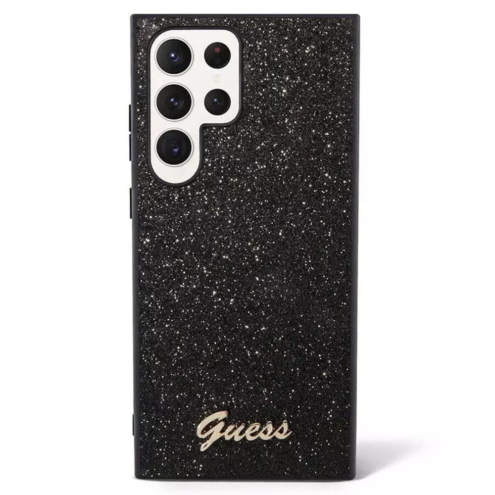 Husa pentru Samsung Galaxy S24 Ultra - Guess Glitter Script  - Black [3]