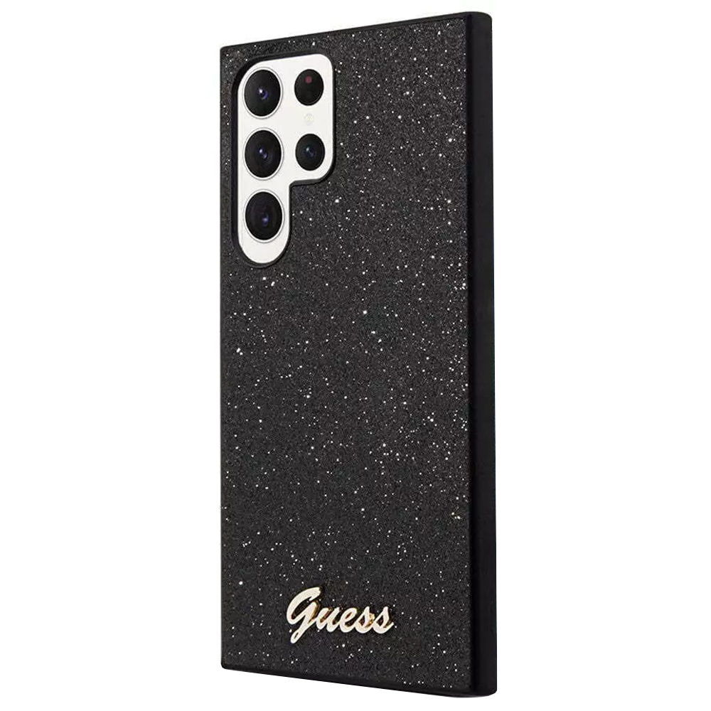 Husa pentru Samsung Galaxy S24 Ultra - Guess Glitter Script  - Black [4]