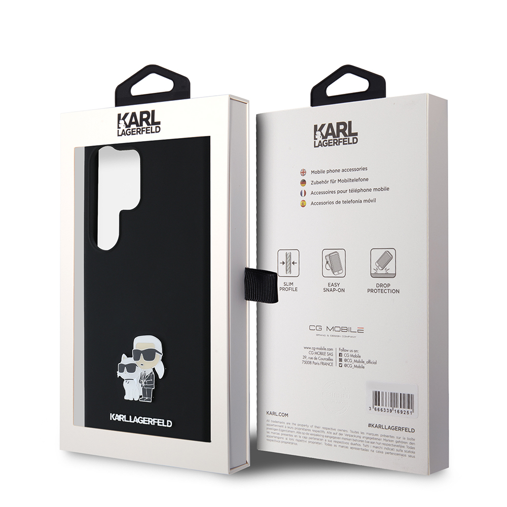 Husa pentru Samsung Galaxy S24 Ultra - Karl Lagerfeld Silicone  - Karl&Choupette [7]