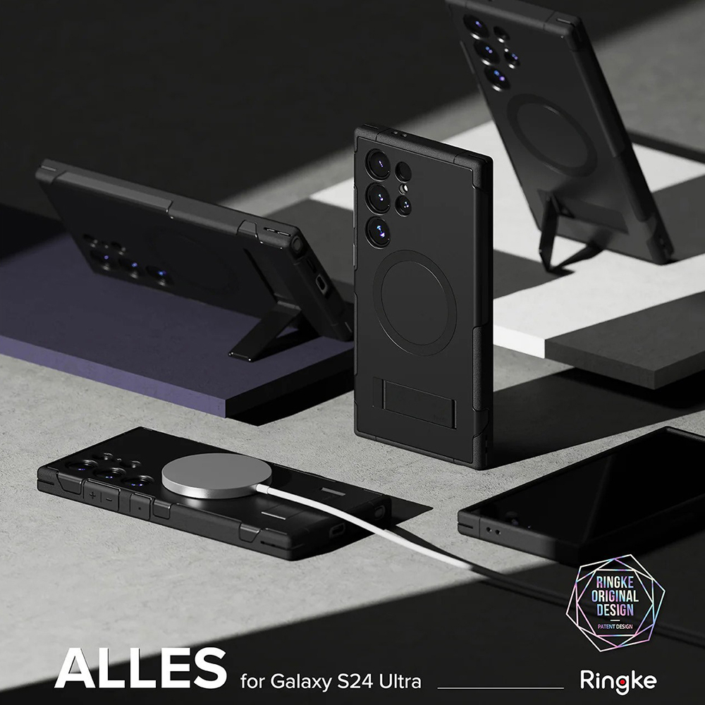 Husa pentru Samsung Galaxy S24 Ultra - Ringke Alles MagSafe - Black [6]