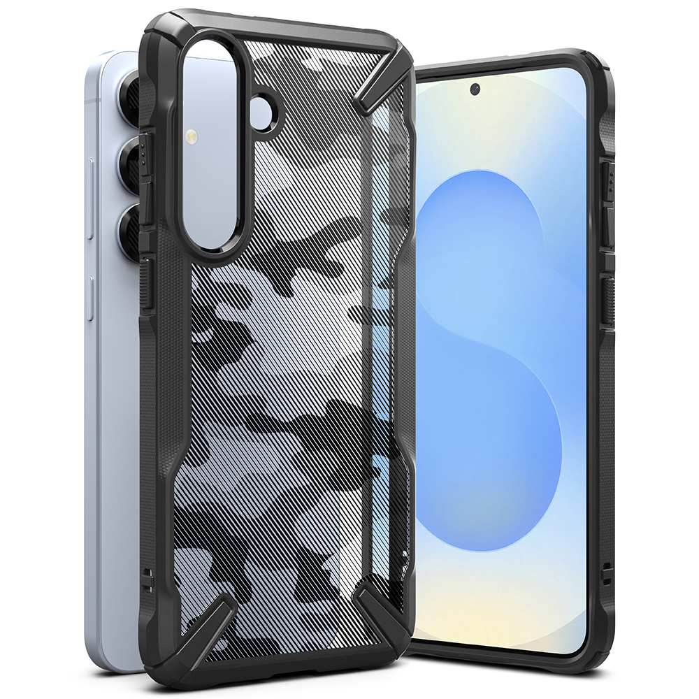 Husa pentru Samsung Galaxy S25 Plus - Ringke Fusion X Design - Camo Black [3]