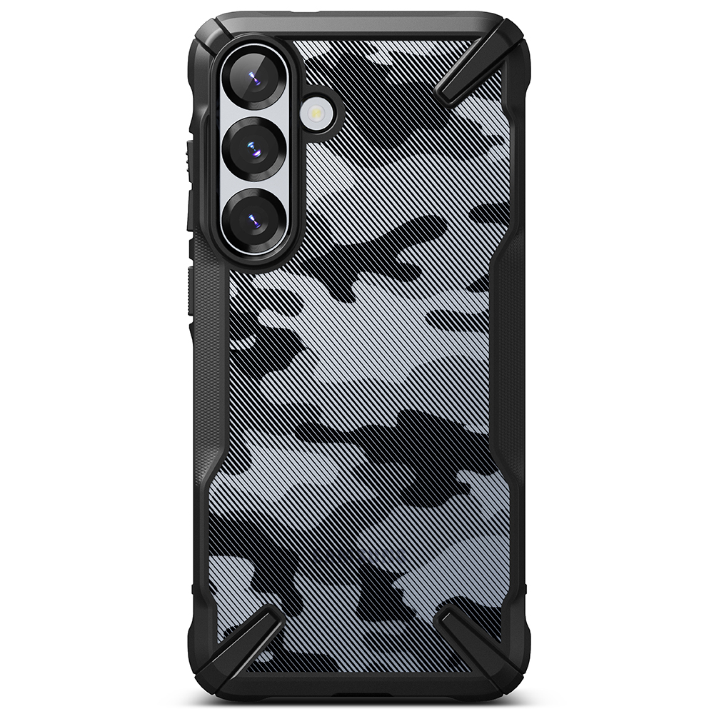 Husa pentru Samsung Galaxy S25 Plus - Ringke Fusion X Design - Camo Black [4]