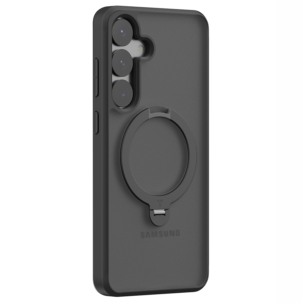 Husa pentru Samsung Galaxy S25 Plus - Torras Ostand Spin Series - Black [2]