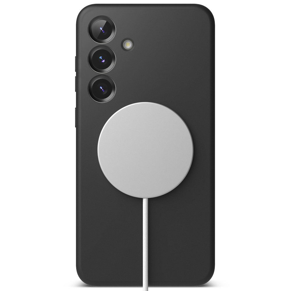 Husa pentru Samsung Galaxy S25 - Ringke Silicone Magnetic MagSafe - Black [5]