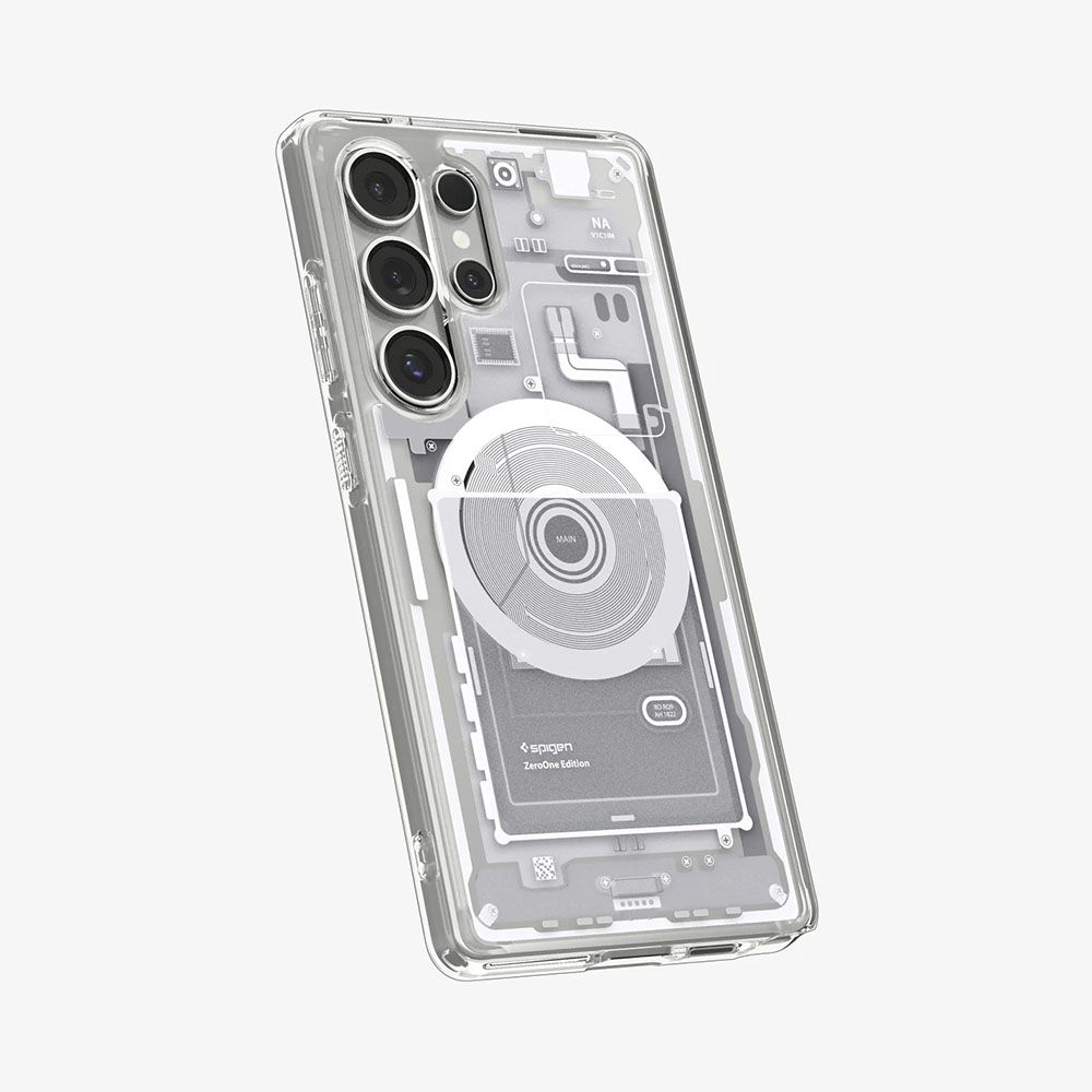 Husa pentru Samsung Galaxy S25 Ultra - Spigen Ultra Hybrid Zero One MagSafe - White [4]