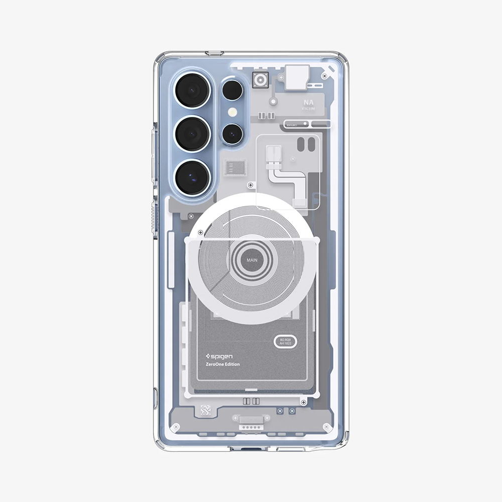 Husa pentru Samsung Galaxy S25 Ultra - Spigen Ultra Hybrid Zero One MagSafe - White [3]