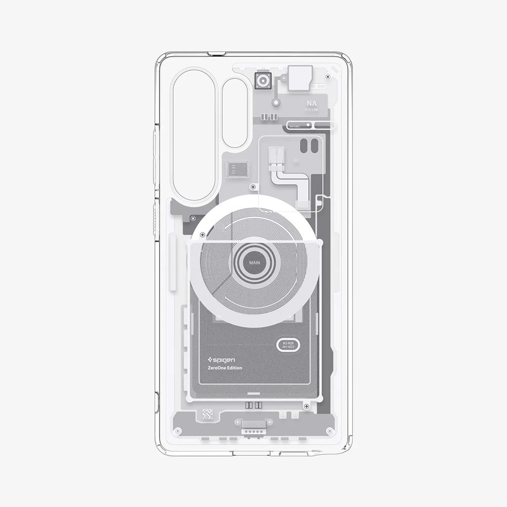 Husa pentru Samsung Galaxy S25 Ultra - Spigen Ultra Hybrid Zero One MagSafe - White [7]