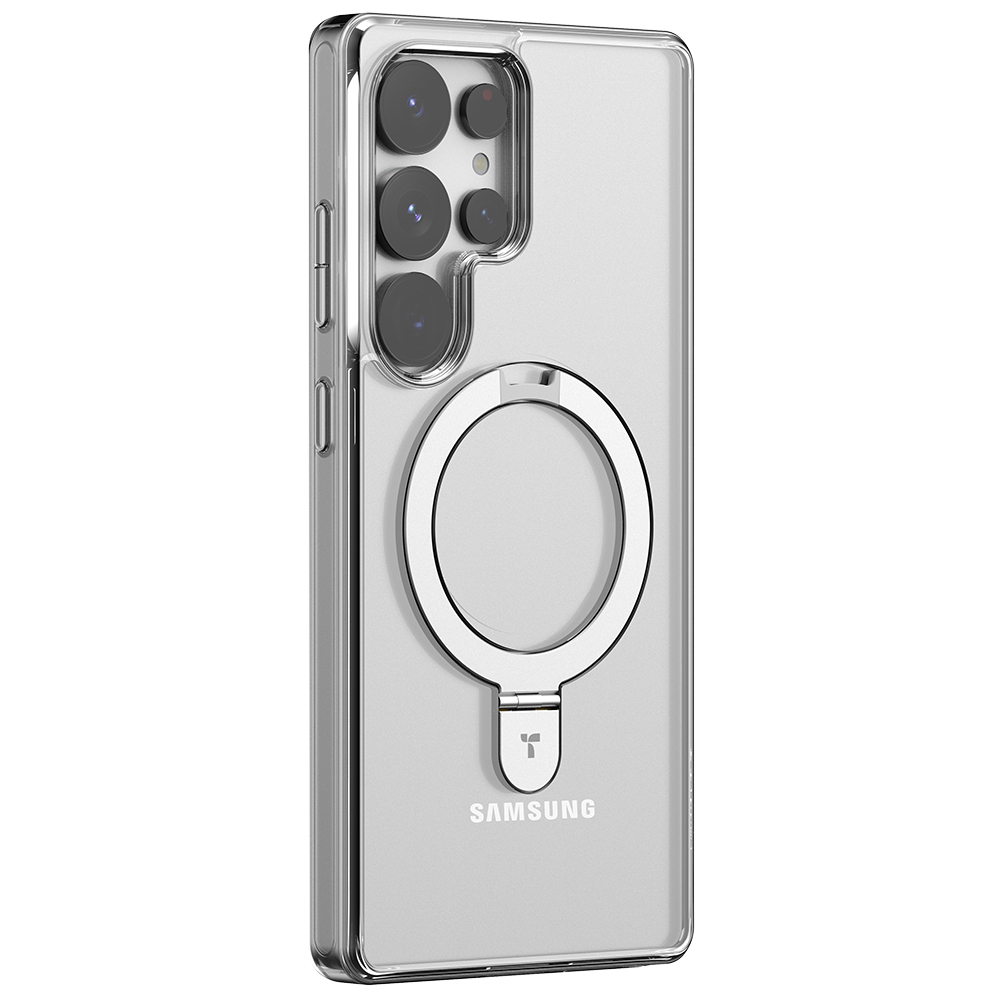 Husa pentru Samsung Galaxy S25 Ultra - Torras Ostand Series - Clear [3]